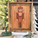 Wooden Segmented Nutcracker Soldier - WALL Art