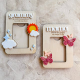 "You're so Sweet" Wooden Mini-Photo Frame with Magnet or Visor Clip