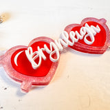 Heart Sunglasses Valentines Day Gift Tags