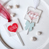 Heart Lollipops Valentines Day Gift Tags