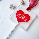 Heart Lollipops Valentines Day Gift Tags