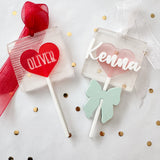 Heart Lollipops Valentines Day Gift Tags