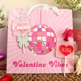 Heart Lollipops Valentines Day Gift Tags