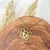 Paw Print Necklace