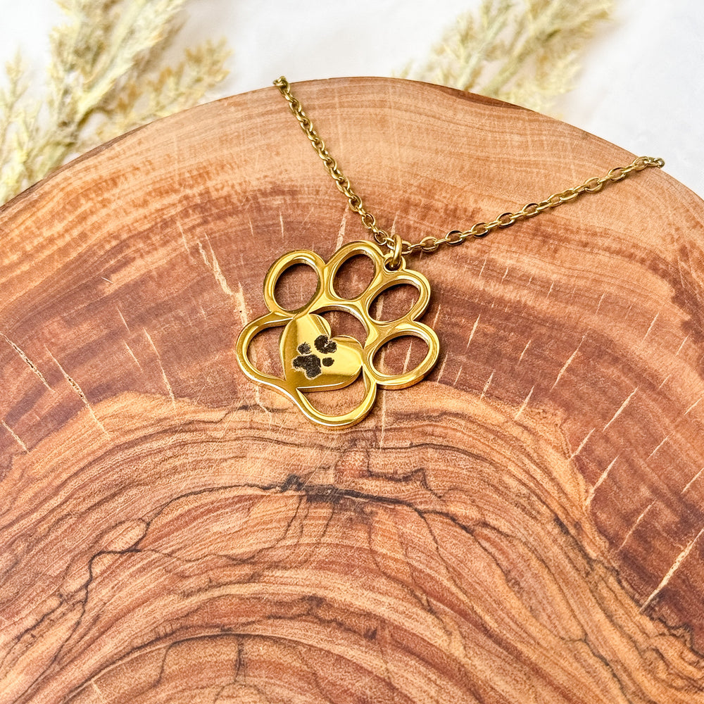 Paw Print Necklace