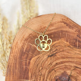 Paw Print Necklace