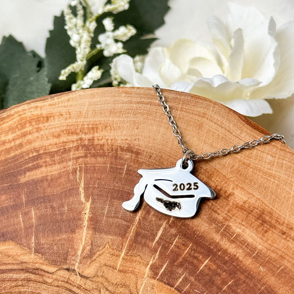 Graduation Cap Necklace