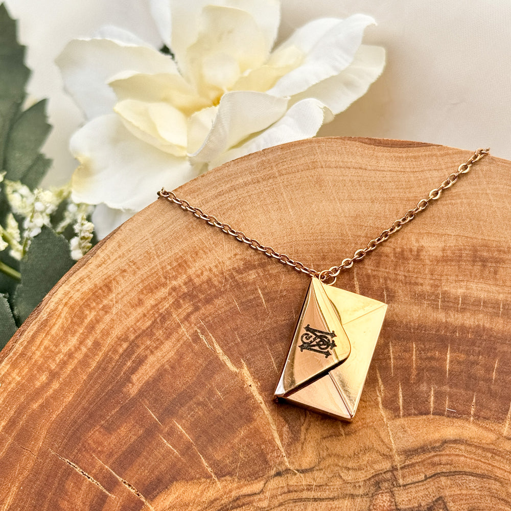 Secret Letter Envelope Necklace