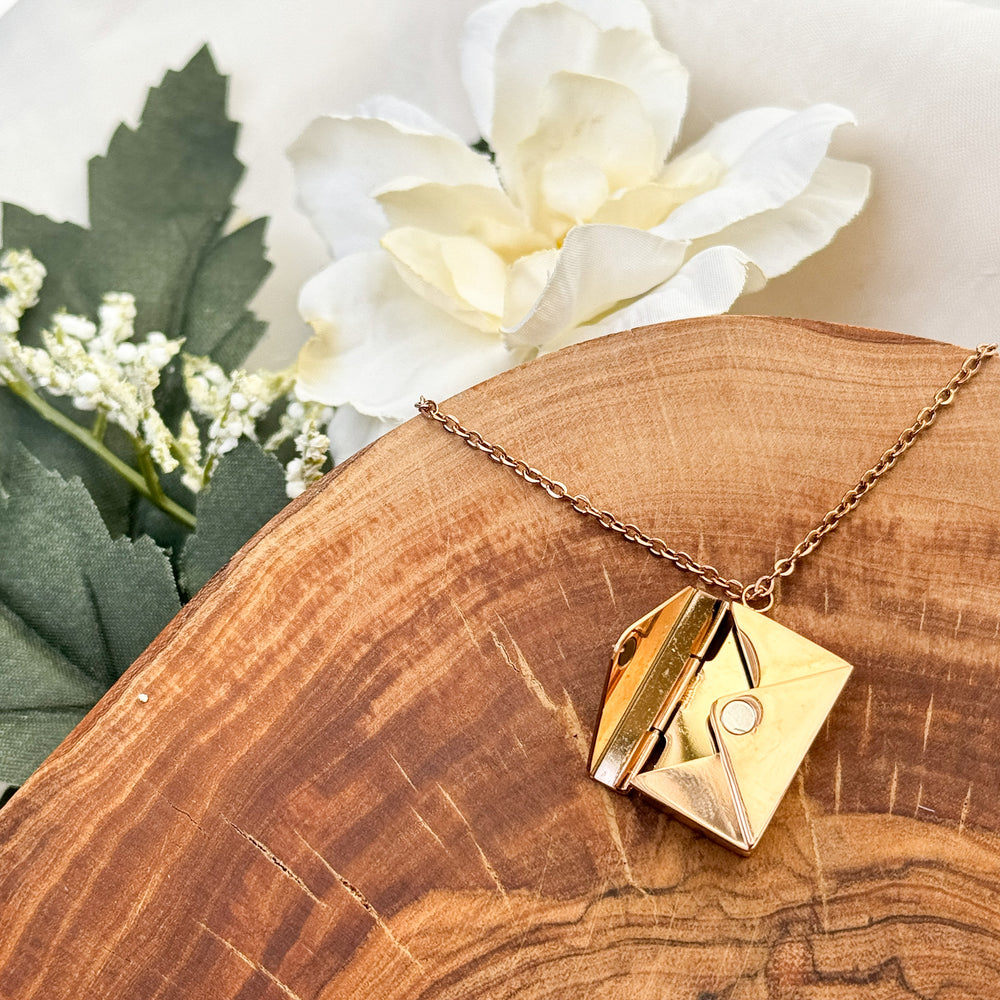 Secret Letter Envelope Necklace