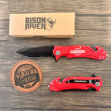 Bison River Personalized Rescue Knife