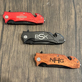 Bison River Personalized Rescue Knife