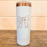 Make it Yours: 22 oz. Rose Gold ION-Plated Skinny Tumbler