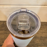 Make it Yours: 22 oz. Rose Gold ION-Plated Skinny Tumbler