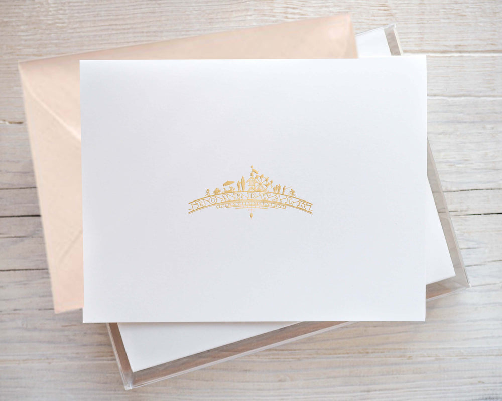 Ocean City Foil Pressed Note Card Bundle