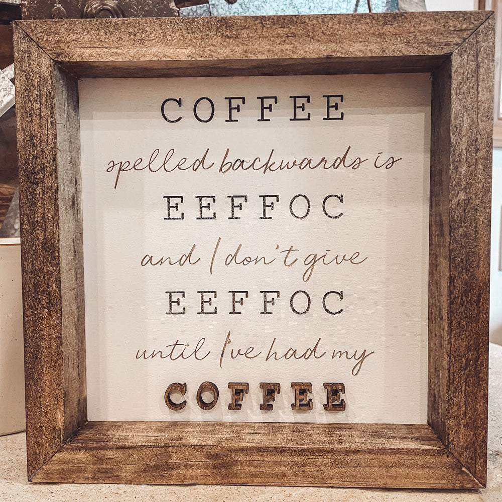 EEFFOC | Coffee Sign